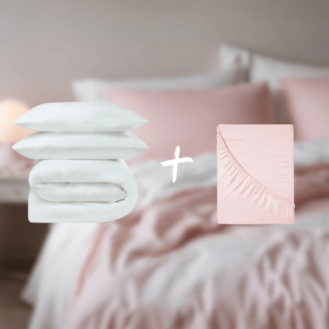 Duvet Cover Set + add. Fitted Sheet