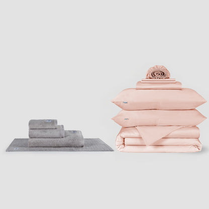 Jogo Lençóis Completo + Conjunto de Toalhas