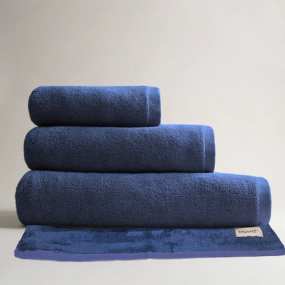 3-Piece Bath Towel Set with Bath Mat