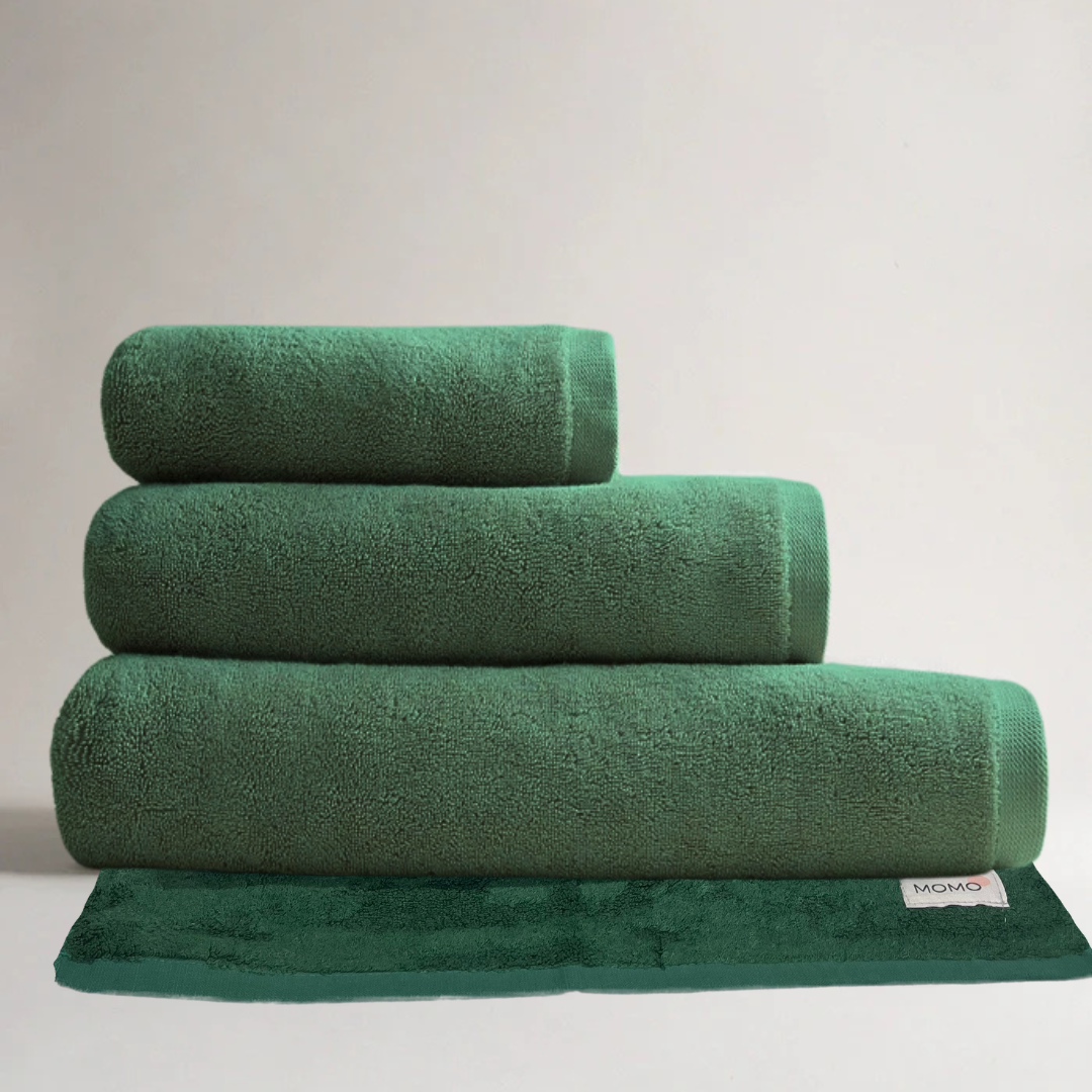 3-Piece Bath Towel Set with Bath Mat